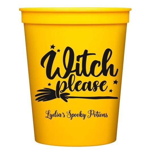 Witch Please Stadium Cups